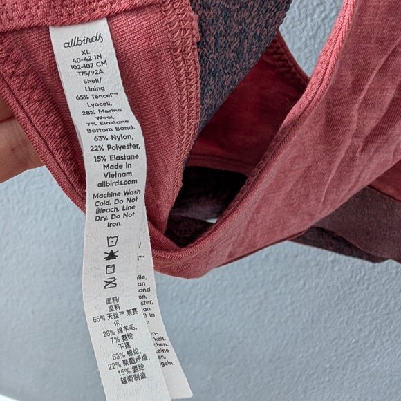 allbirds Trino Triangle Bralette - XL - Hazy Sienna - XL - Picture 5 of 7
